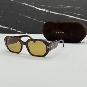 NEW TOM FORD VERONIQUE-02 TF917 55E HAVANA WOMEN SUNGLASSES TOM FORD FT0917/S